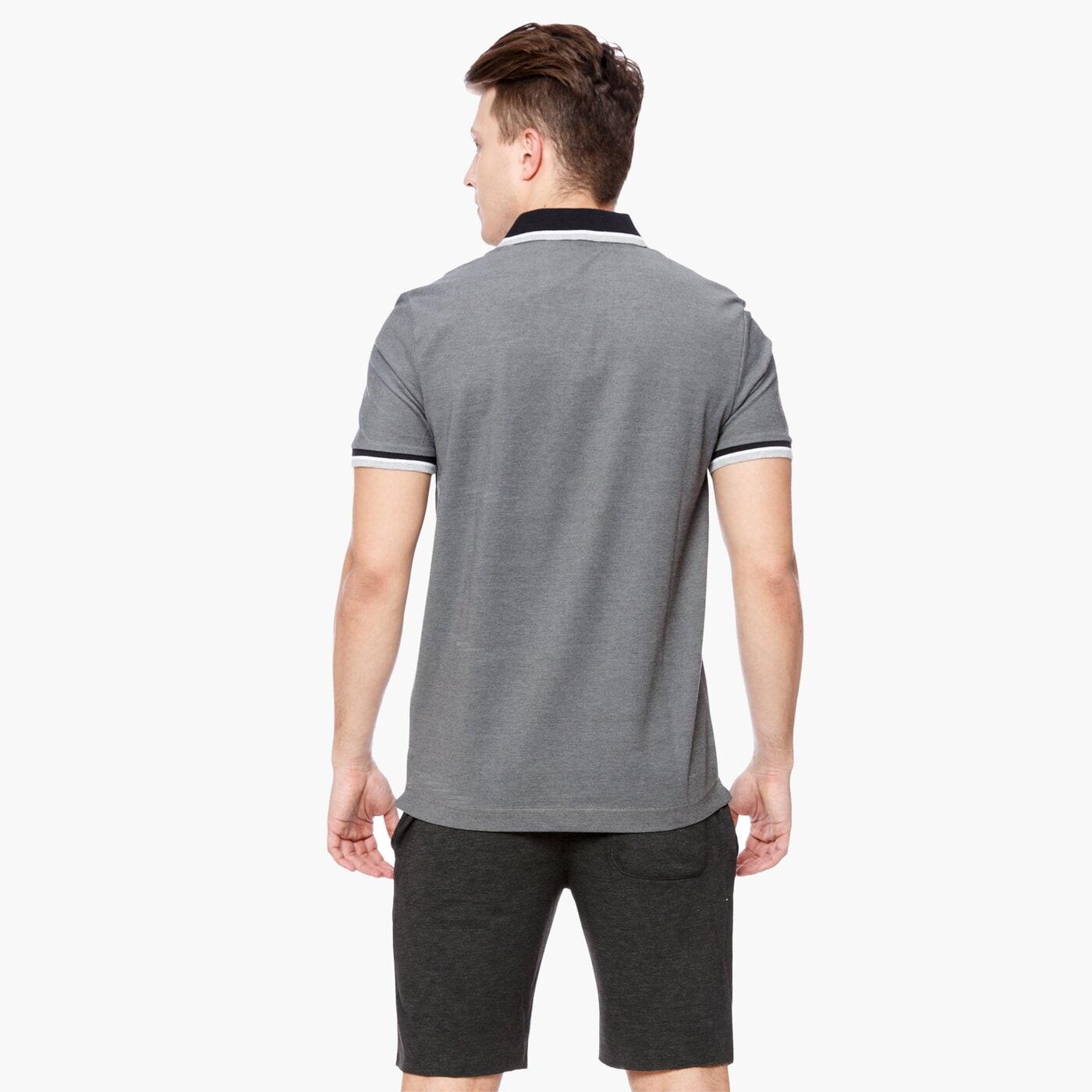 Koszulka polo męska LOTTO POLO L73 PLUS s6894 kolor szary