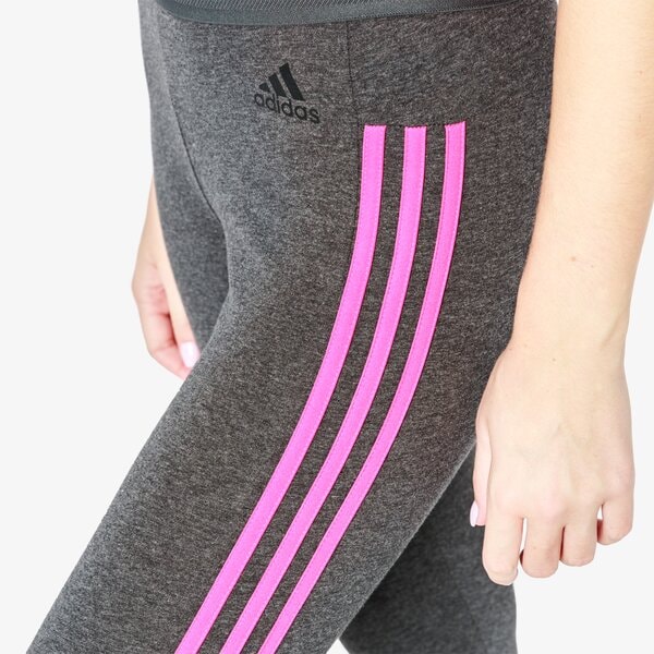 Spodnie dresowe damskie ADIDAS LEGGINGS ESS 3S cz5762 kolor szary