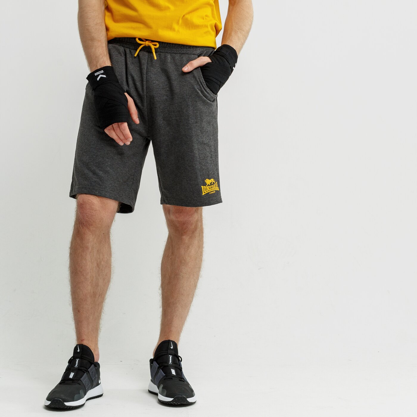 Spodenki męskie LONSDALE SZORTY COVENTRY 1136991595 kolor szary