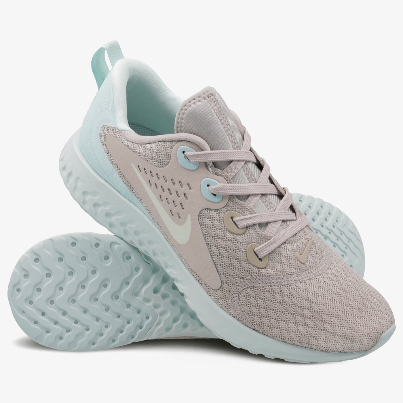Buty do biegania damskie NIKE REBEL REACT aa1626-200 kolor beżowy