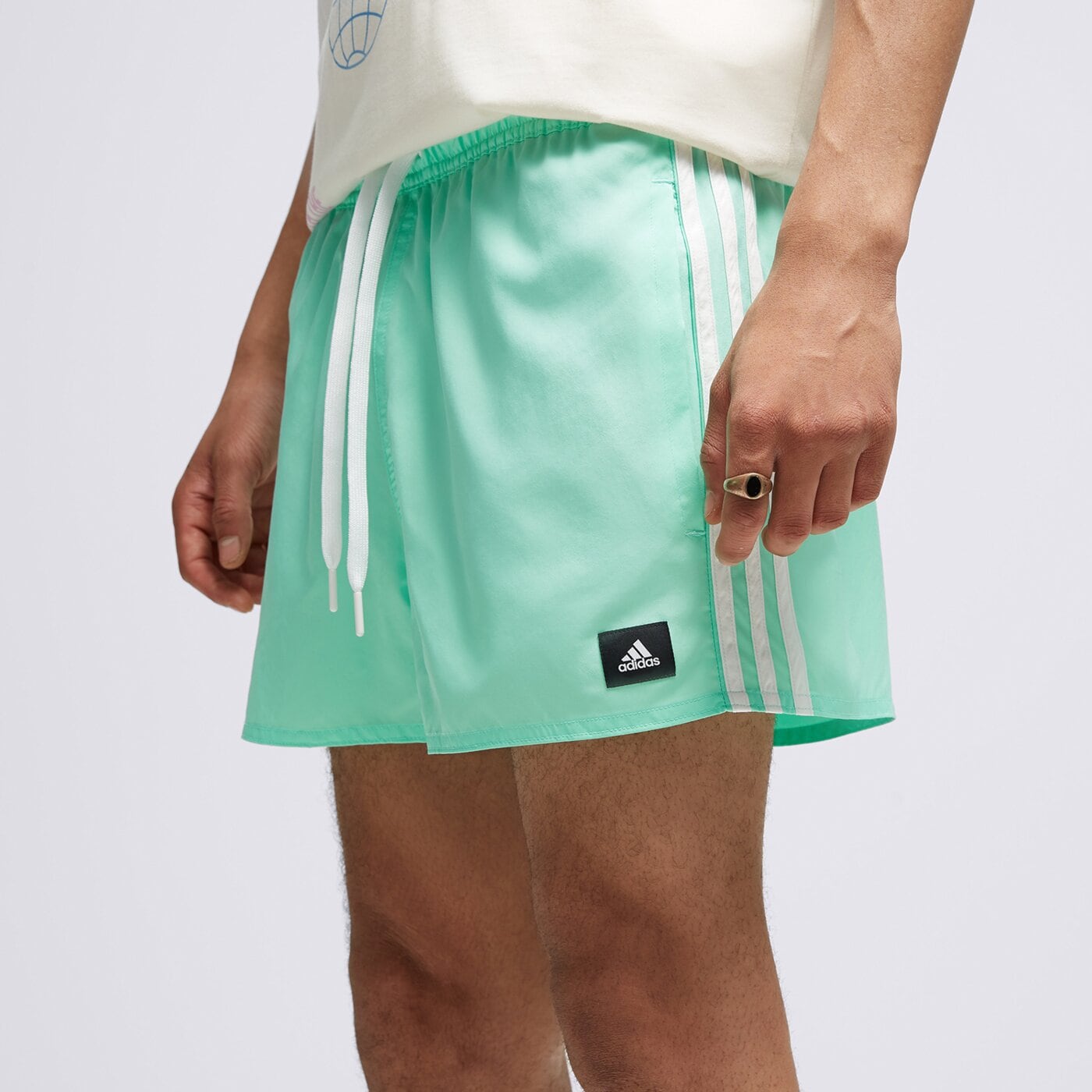 Kąpielówki męskie ADIDAS SZORTY 3S CLX SH VSL ht4370 kolor zielony