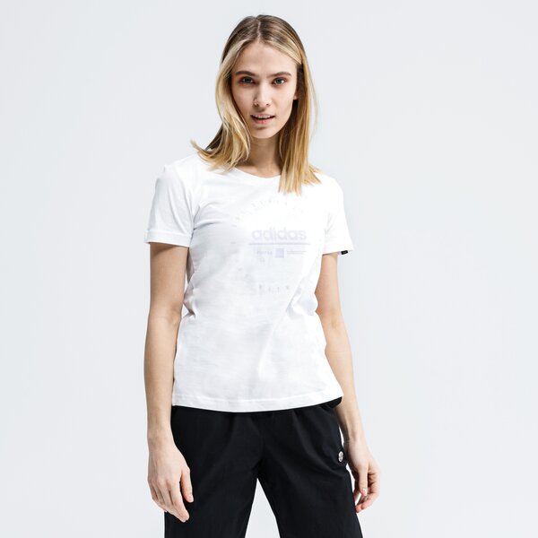 Koszulka damska ADIDAS T-SHIRT W ADI CLOCK T fm6149 kolor biały