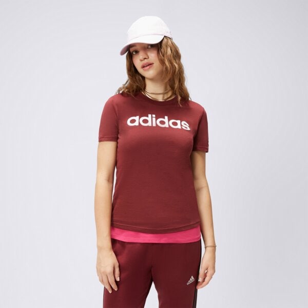Koszulka damska ADIDAS T-SHIRT W LIN T im2829 kolor bordowy