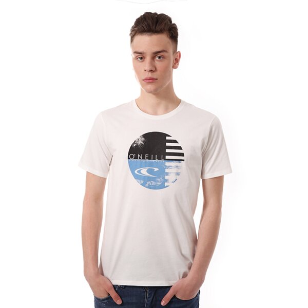 Koszulka męska O'NEILL T-SHIRT LM TARGET S/SLV TEE 4036001030 kolor biały