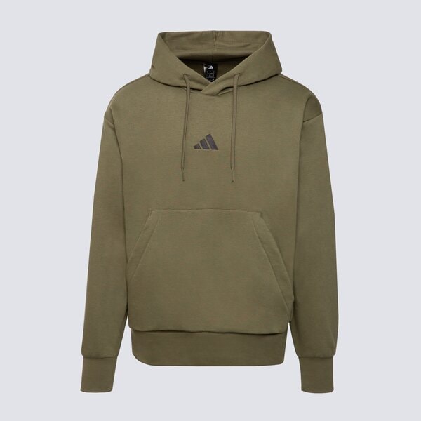 Bluza męska ADIDAS BLUZA Z KAPTUREM M FEELCOZY HD je3799 kolor khaki