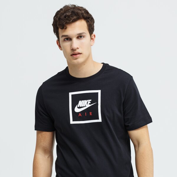 Koszulka męska NIKE T-SHIRT SS M NSW SS AIR 2 bv7639-010 kolor czarny