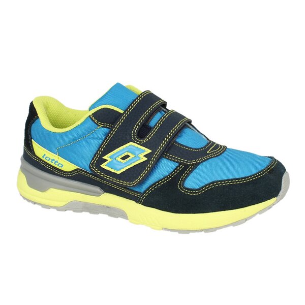 Buty do biegania dla dzieci LOTTO TRAINER III NY CL S  r0674 kolor niebieski
