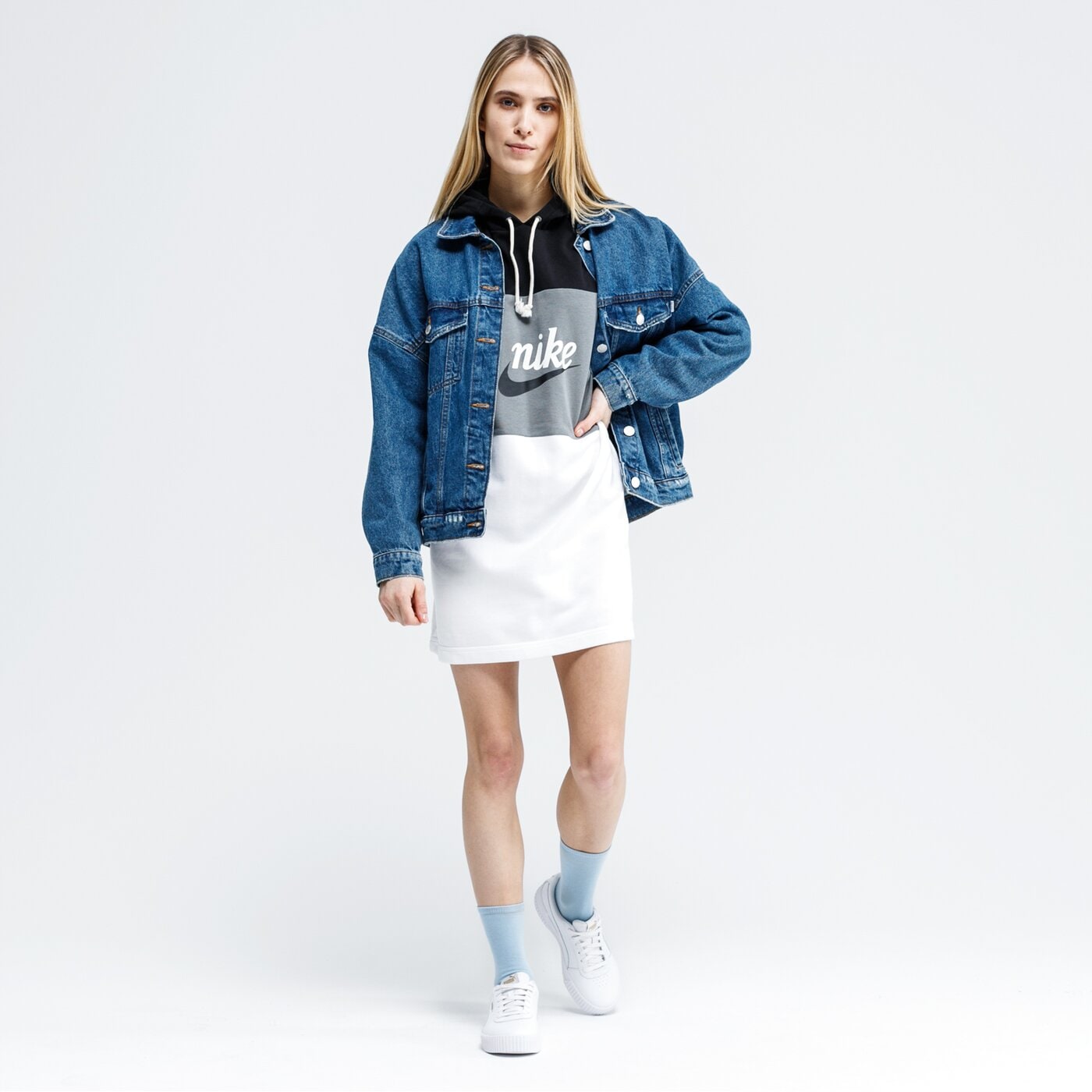 Sukienka damska NIKE SUKIENKA W NSW VRSTY FT cj3926-010 kolor multicolor