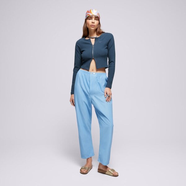 NIKE SWETER W NSW NK CHLL KNT RIB FZ CRDGN fn3682-478 kolor granatowy