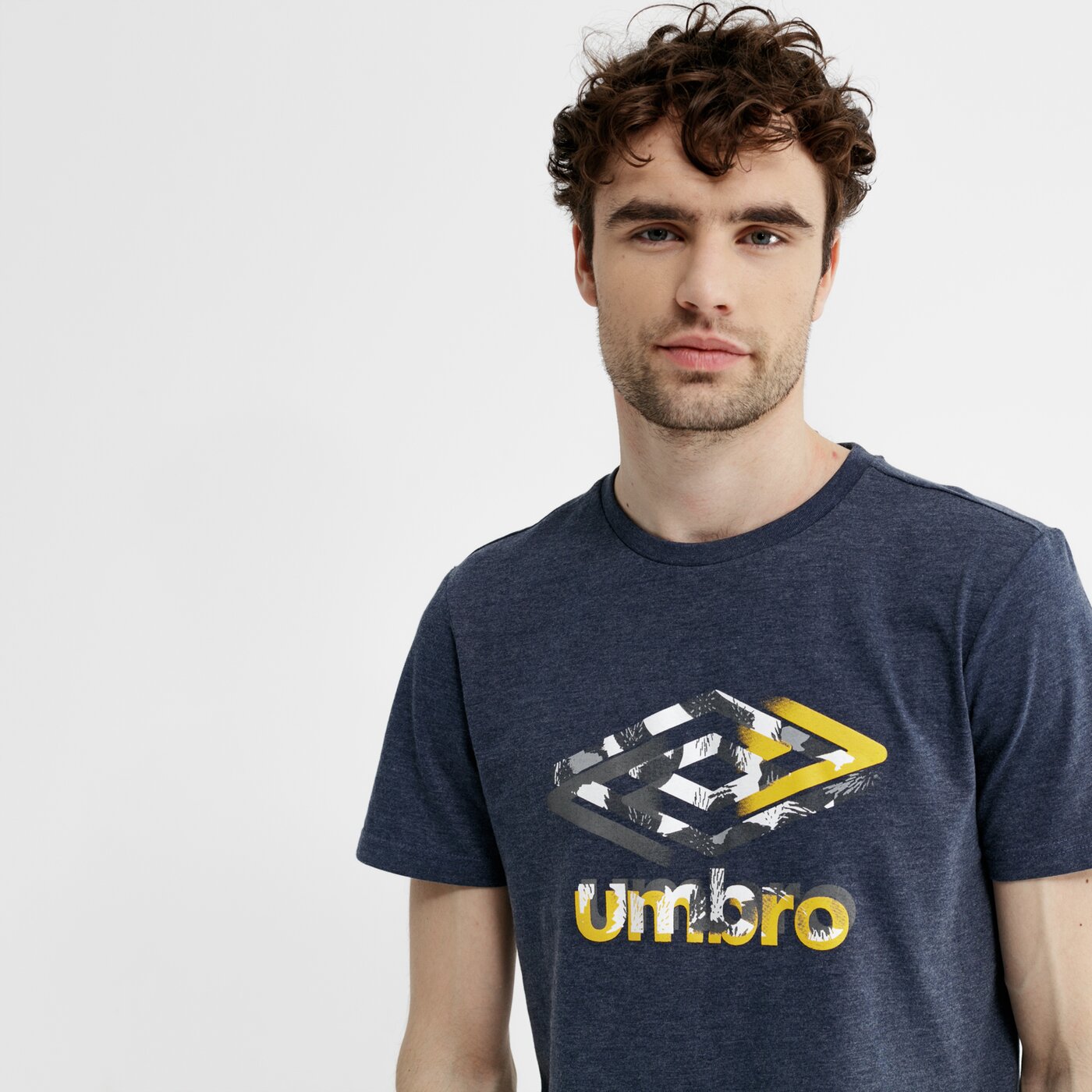 Koszulka męska UMBRO T-SHIRT SS ONERT ul19tsm28002 kolor granatowy