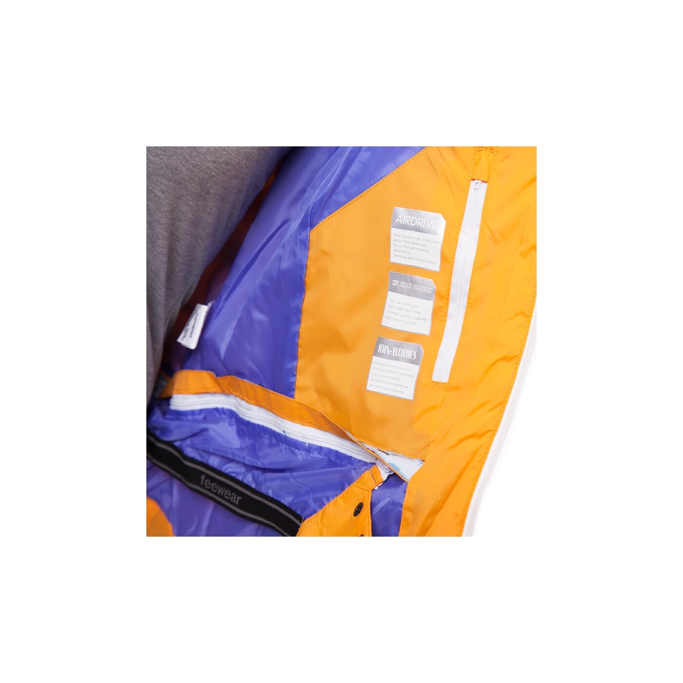 Kurtka zimowa damska FEEWEAR  KURTKA WIWA fw34pkud04002 kolor pomarańczowy