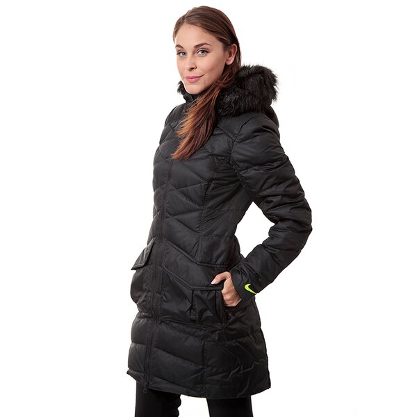 Kurtka zimowa damska NIKE KURTKA ALLIANCE PARKA 550 HOOD 626972010 kolor czarny