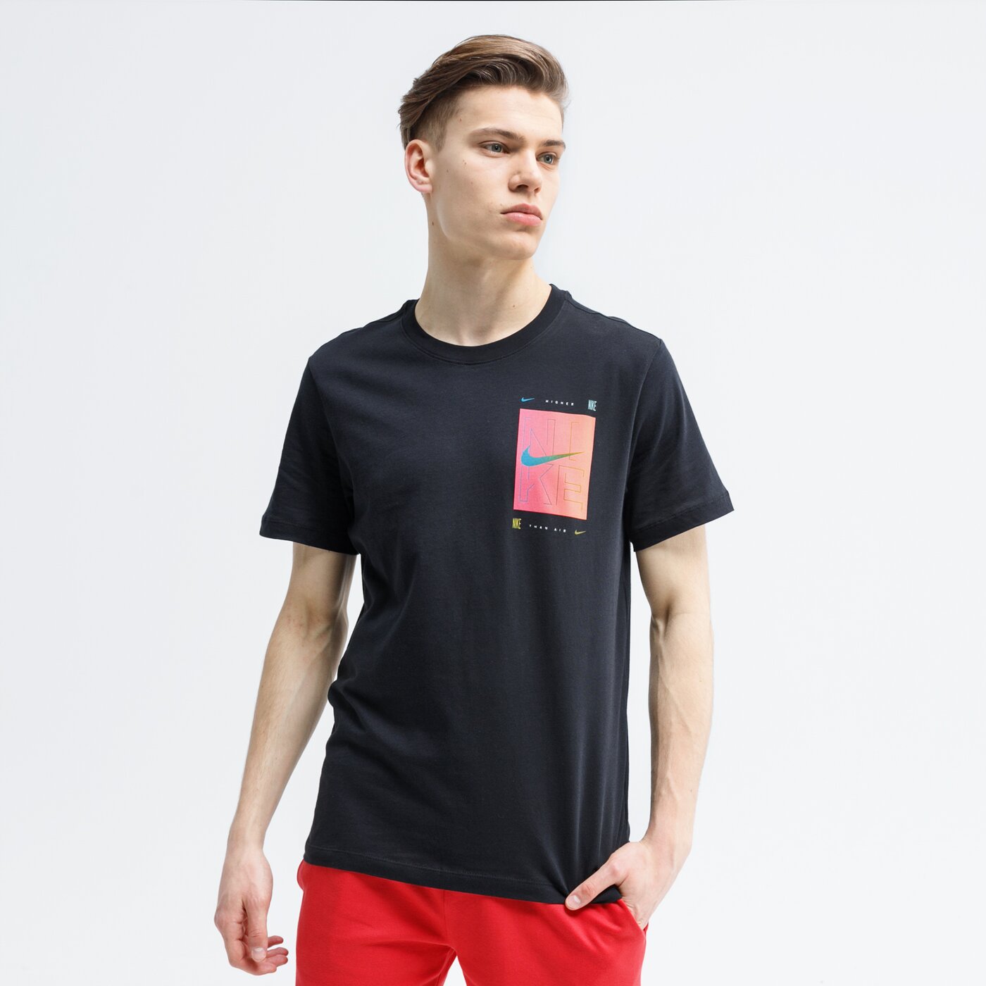 Koszulka męska NIKE T-SHIRT M NSW SNKR CLTR 5 ck2790-010 kolor czarny
