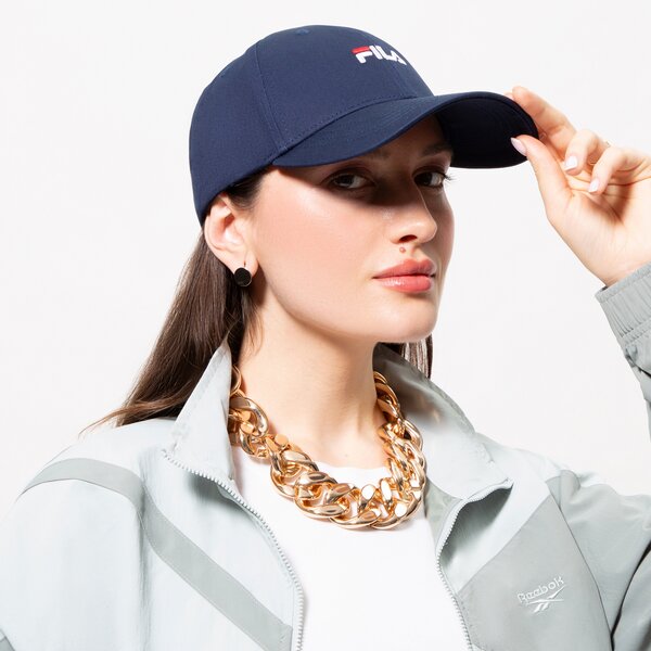 Czapka z daszkiem damska FILA CZAPKA BASEBALL CAP xs23mig050410 kolor granatowy