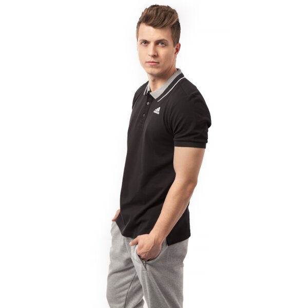 Koszulka polo męska ADIDAS POLO ESS s12329 kolor czarny