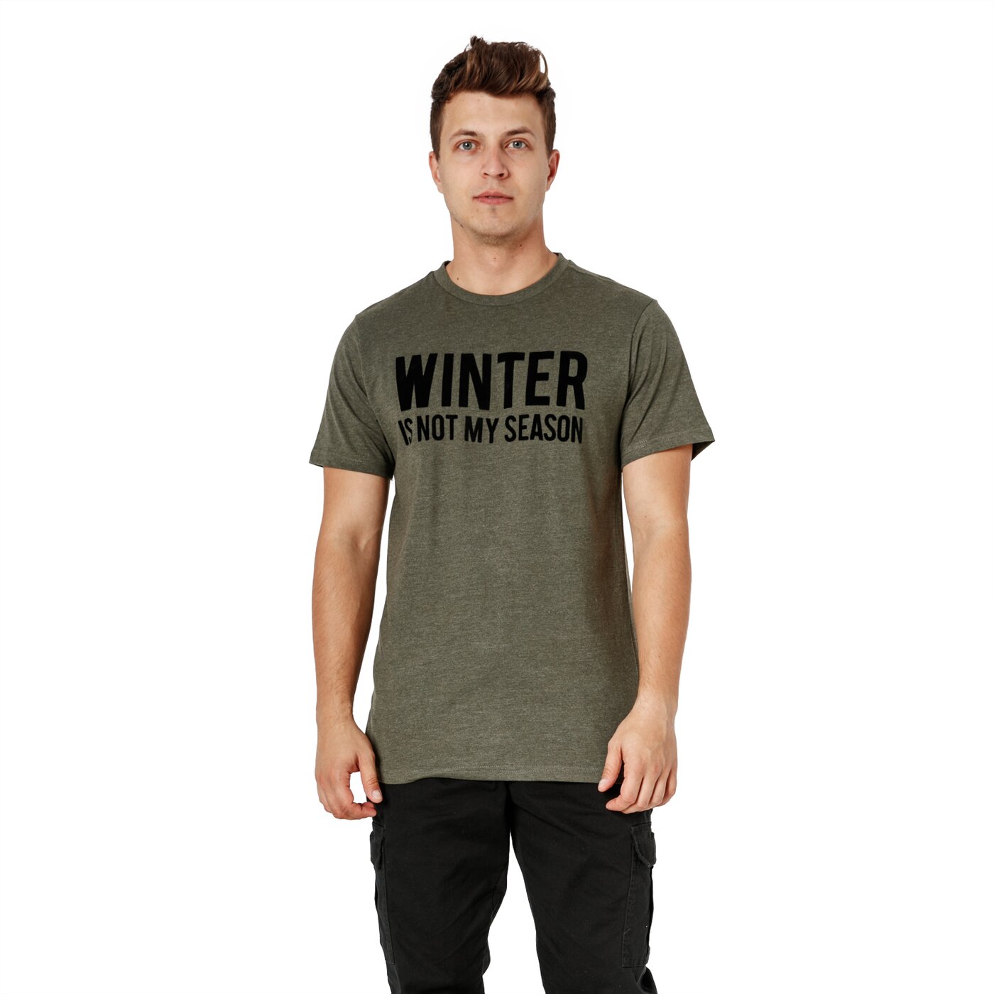 Koszulka męska FEEWEAR T-SHIRT SS DAYTON fw38tsm32001 kolor khaki