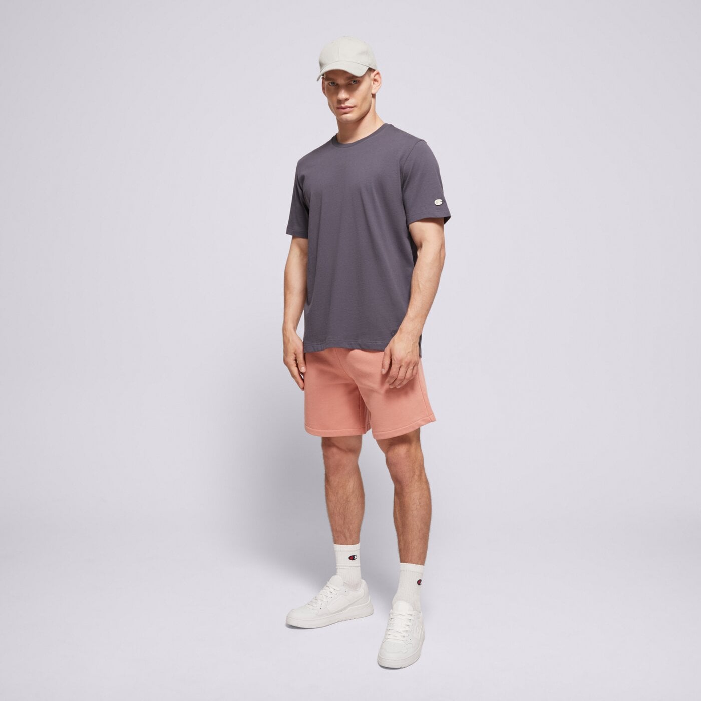 Spodenki męskie CHAMPION SZORTY SHORTS 220758 ps199 kolor pomarańczowy