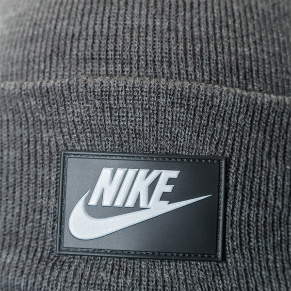 Czapka zimowa damska NIKE CZAPKA ZIMOWA U NSW CUFFED BEANIE FUT FLASH da2021-071 kolor szary
