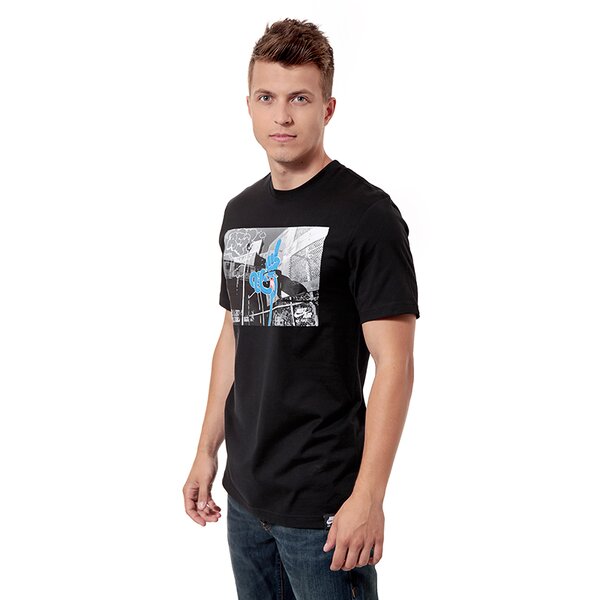 Koszulka męska NIKE T-SHIRT AF1 IMAGE TEE 618942010 kolor czarny
