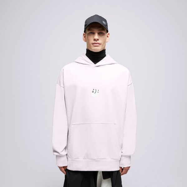 S.NOW JOB SIZEER HOODIE “I DECIDE” OFF WHITE si123blu50001 kolor beżowy