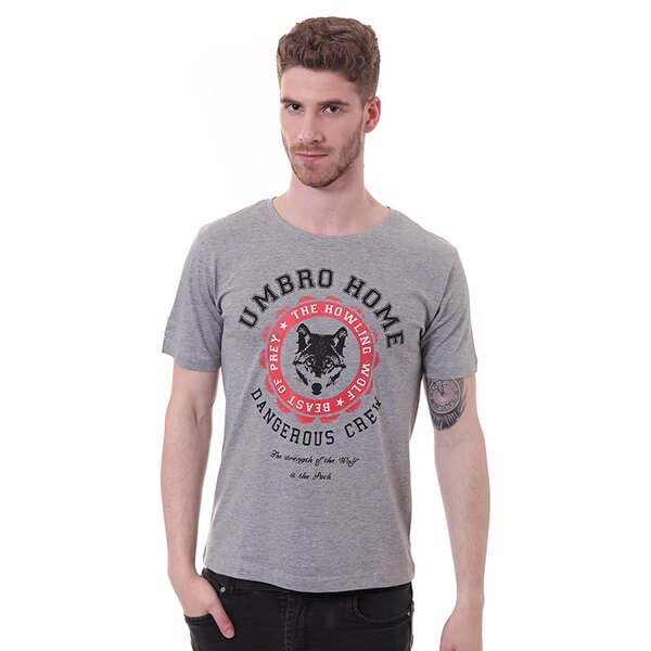 Koszulka męska UMBRO T-SHIRT WILLIAMS um14tsmpr001 kolor szary
