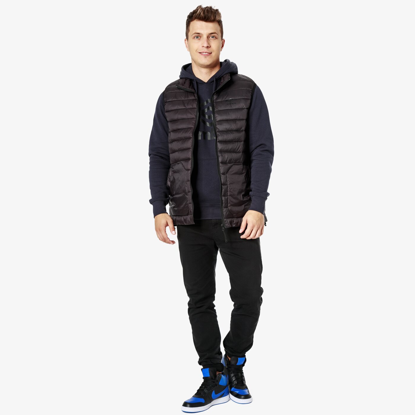 Bezrękawnik męski UMBRO BEZRĘKAWNIK BRASS ul38kam01001 kolor czarny