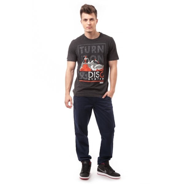Koszulka męska PUMA T-SHIRT SNEAKER TEE 56827905 kolor szary