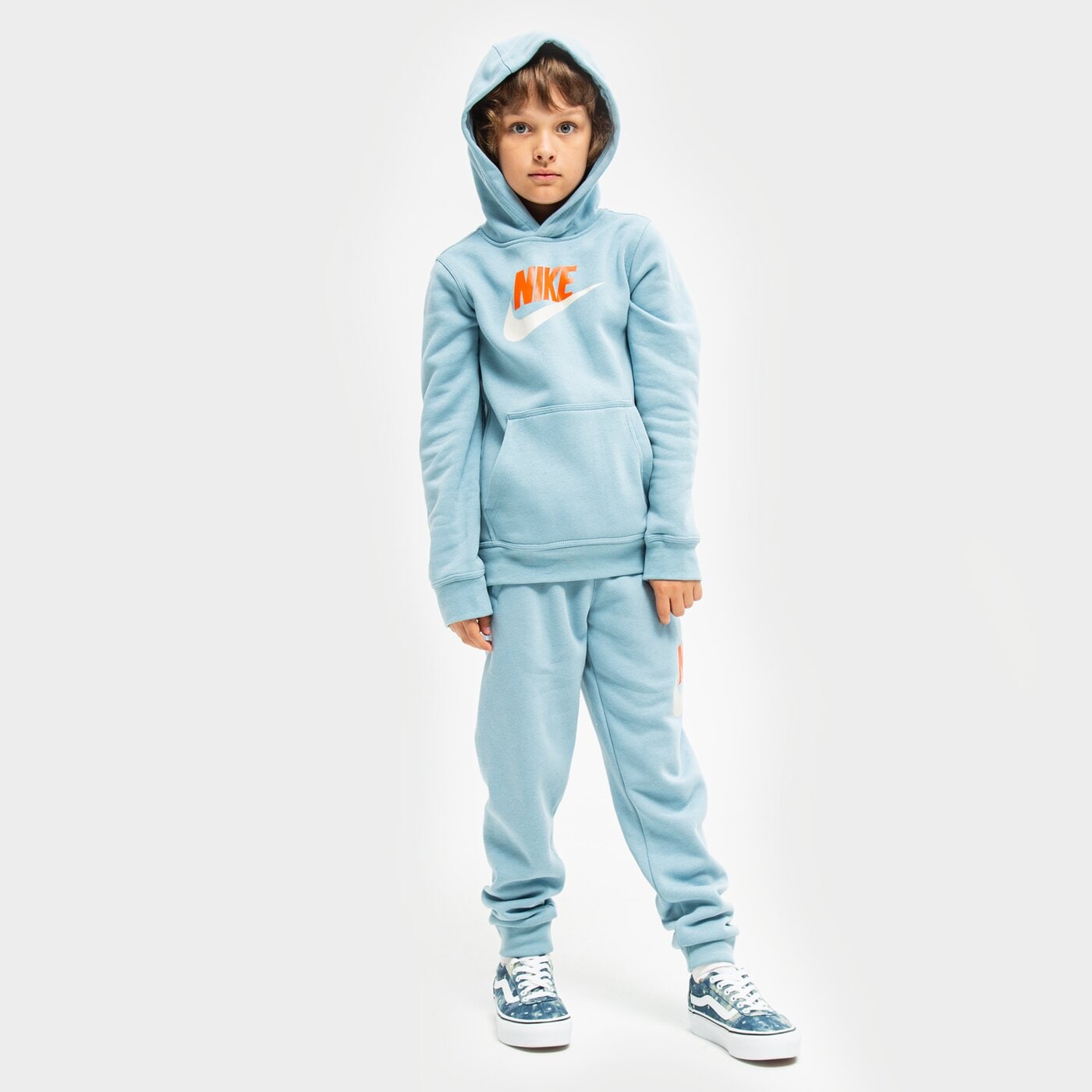 Bluza dziecięca NIKE BLUZA SPORTSWEAR CLUB FLEECE BOY cj7861-494 kolor niebieski