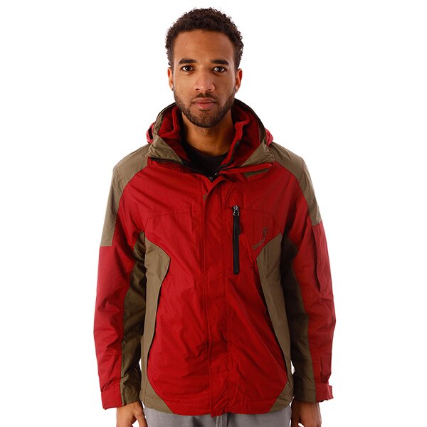 Kurtka zimowa męska FEEWEAR KURTKA KOLUMBIA fw33kum12629 kolor bordowy