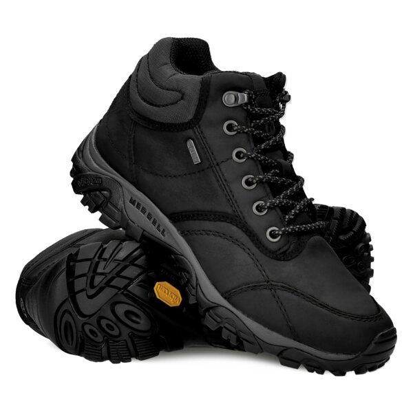 Buty outdoor męskie MERRELL MOAB ROVER MID WP j21277 kolor czarny