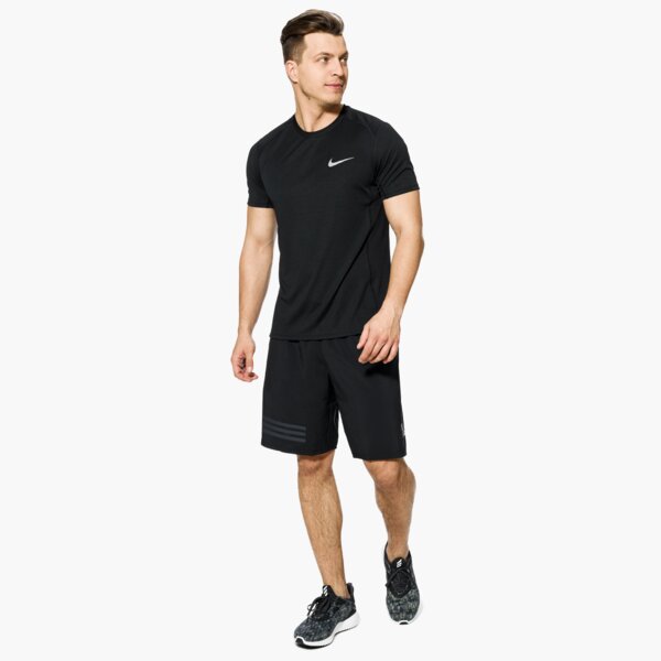 Koszulka męska NIKE T-SHIRT SS M NK DRY MILER TOP SS 833591-010 kolor czarny