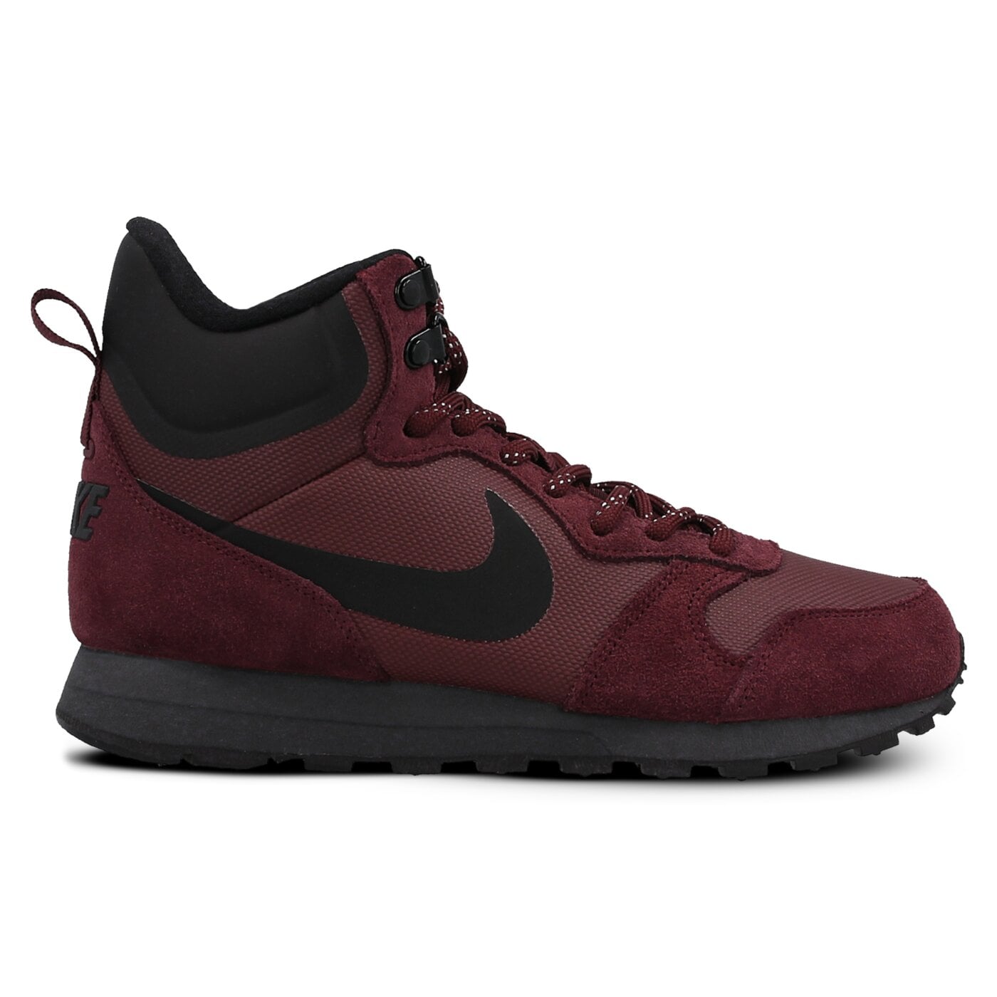 Buty sportowe damskie NIKE WMNS MD RUNNER 2 MID PRM 845059600 kolor bordowy