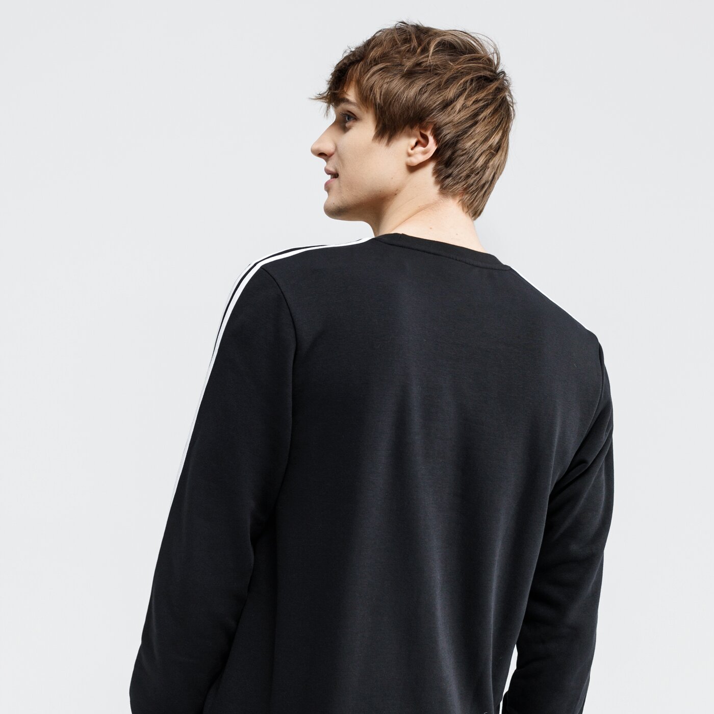 Bluza męska ADIDAS BLUZA E 3S CREW FT dq3083 kolor czarny