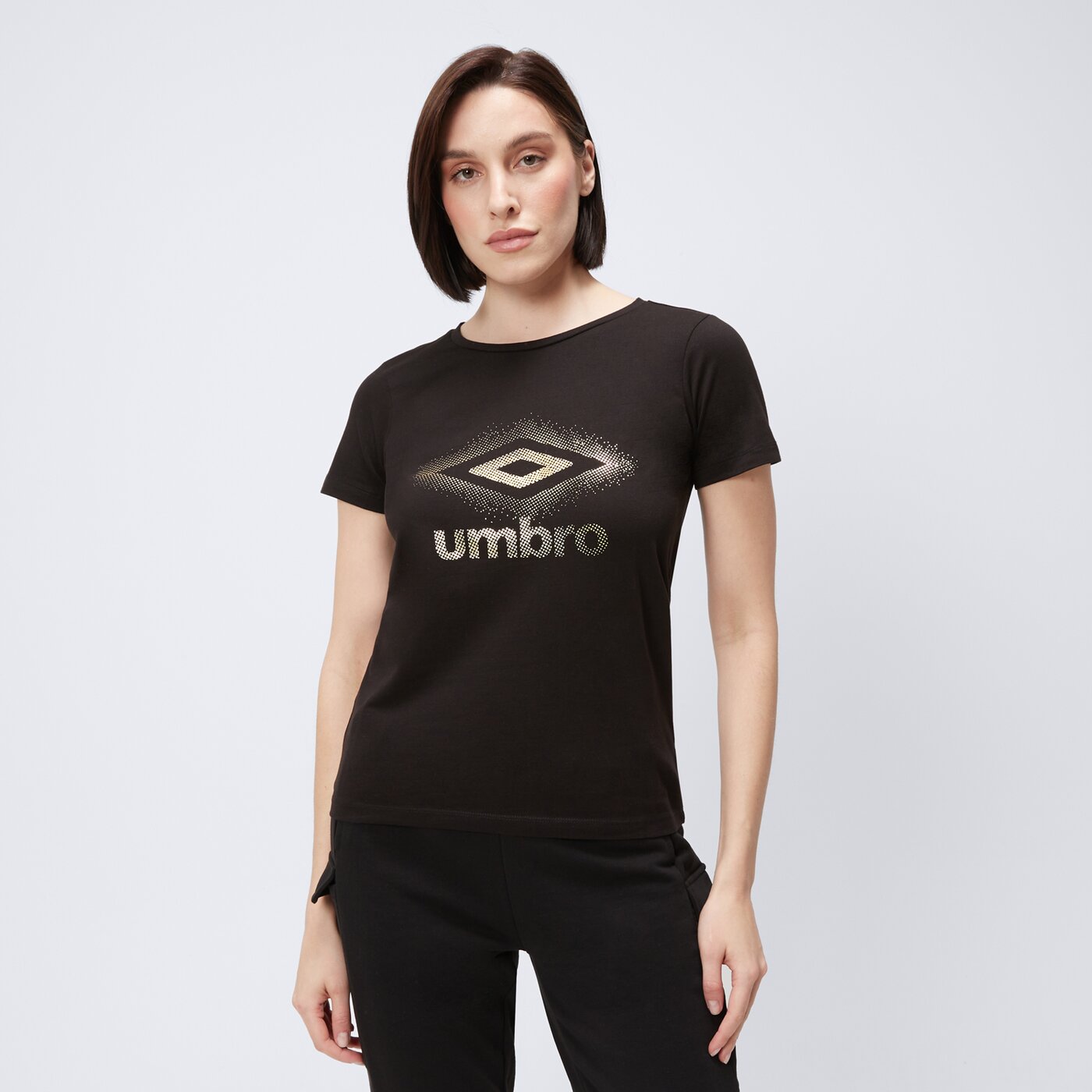 Koszulka damska UMBRO T-SHIRT GOLD ul125tsd04002 kolor czarny