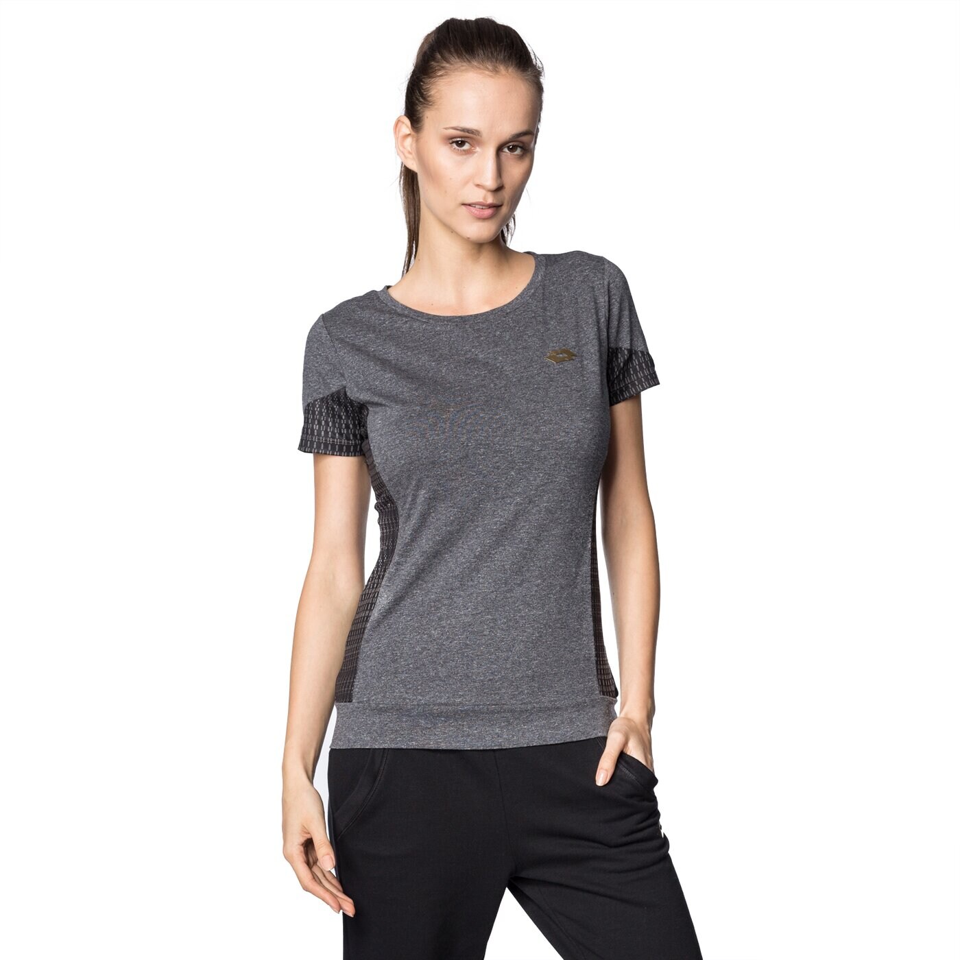 Koszulka damska LOTTO T-SHIRT INDY II TEE STC s2865 kolor szary