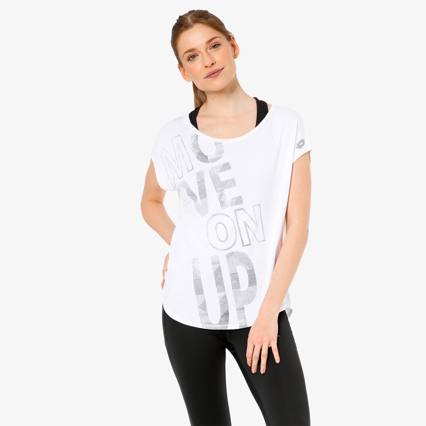 Koszulka damska LOTTO T-SHIRT SS TRNG VI W 210580-07r kolor biały