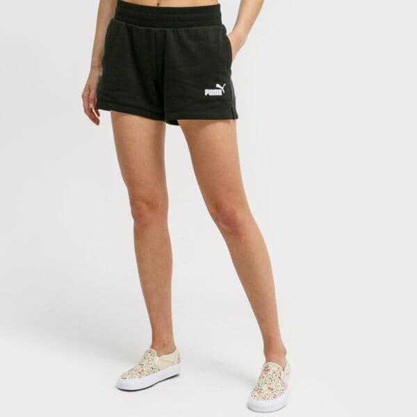 Spodenki damskie PUMA SZORTY ESS 4" SWEAT TR 586824 01 kolor czarny