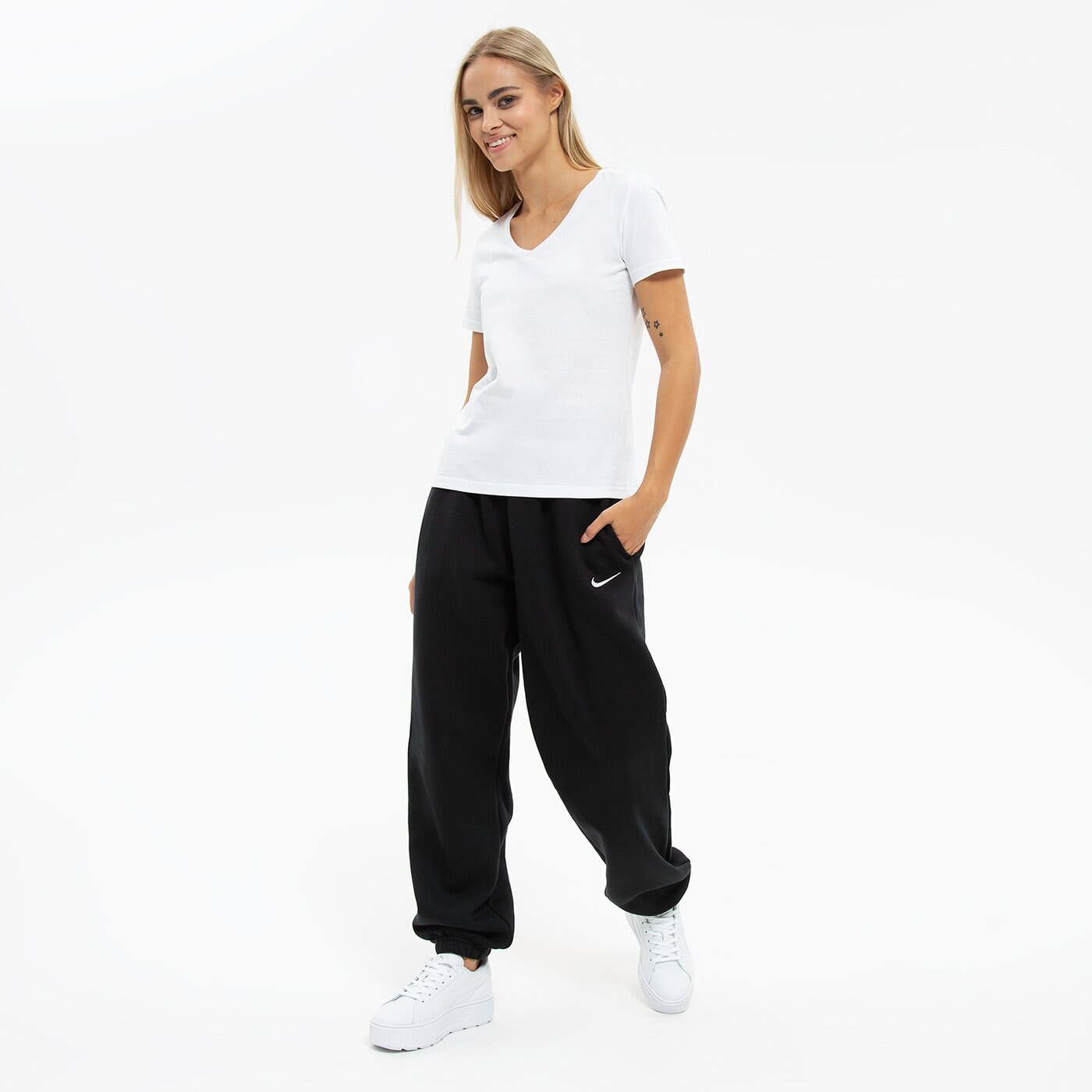 Koszulka damska UMBRO T-SHIRT FINEDON ul322tsd90001 kolor biały