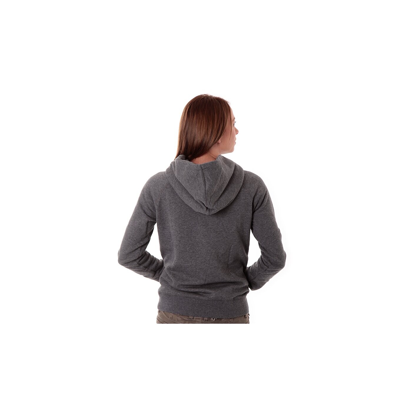 Bluza damska NIKE BLUZA NIKE RALLY HOODY PATCH 552936073 kolor szary