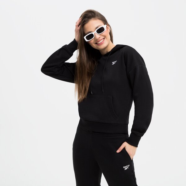 Bluza damska REEBOK BLUZA Z KAPTUREM RI SL FRENCH TERRY HOODIE h54778 kolor czarny