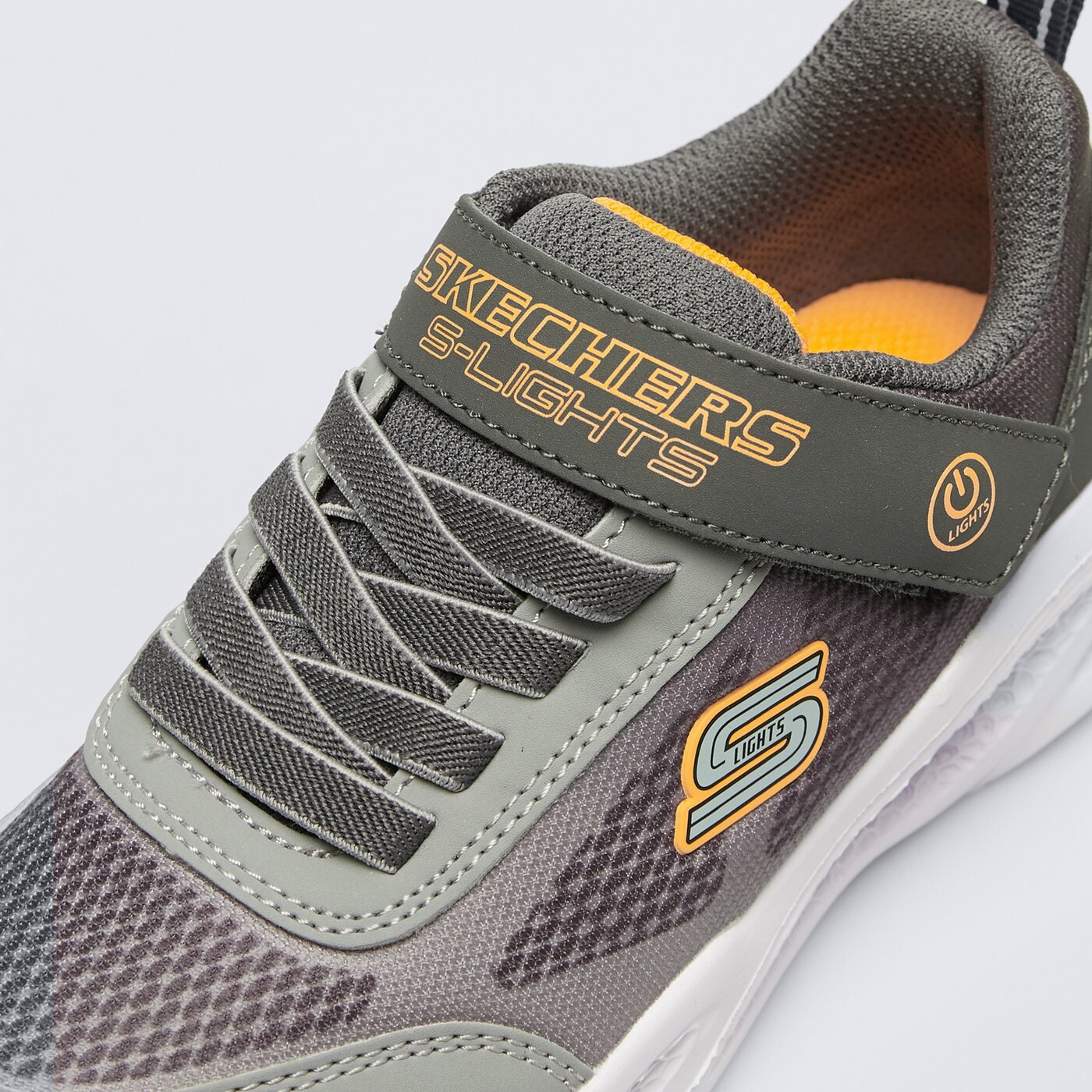 Buty dziecięce SKECHERS METEOR-LIGHTS 401495lccgy kolor szary