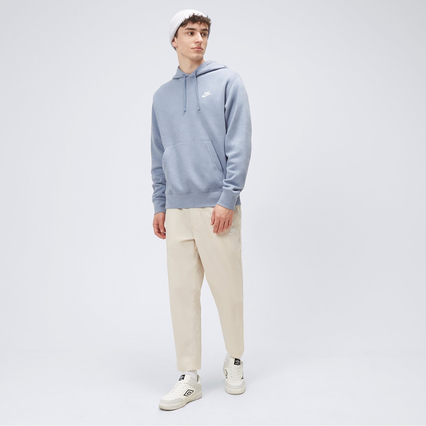 Bluza męska NIKE BLUZA Z KAPTUREM FDTN HD A.SLATE SWEATSHIRT bv2654-493 kolor niebieski