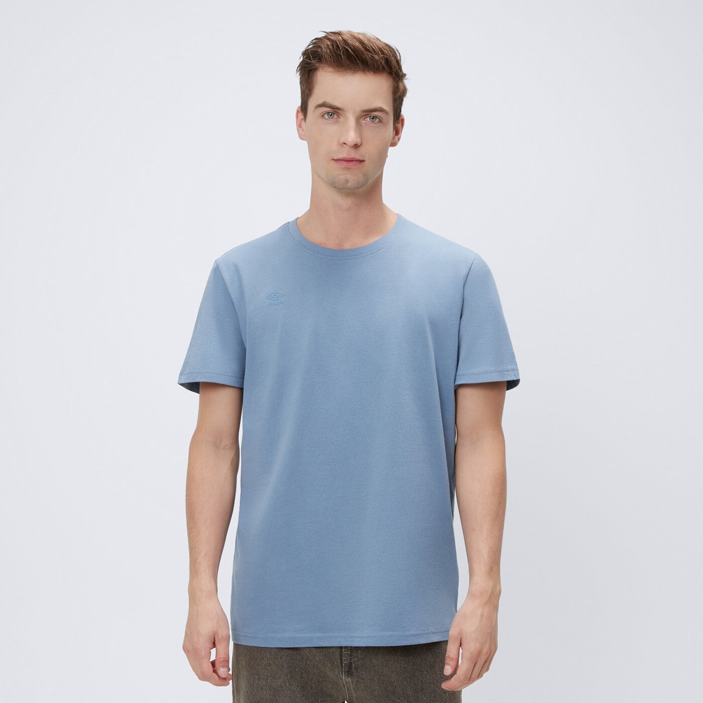 Koszulka męska UMBRO T-SHIRT MARLON ul125tsm90004 kolor niebieski