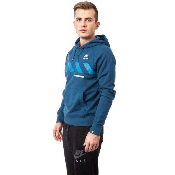 Bluza męska NIKE BLUZA NTF PO HOODY 650765496 kolor niebieski
