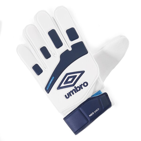 Dziecięce UMBRO REKAWICE NEO SHIELD GLOVE JNR BLACK SHOCKING 20499ucib kolor pomarańczowy