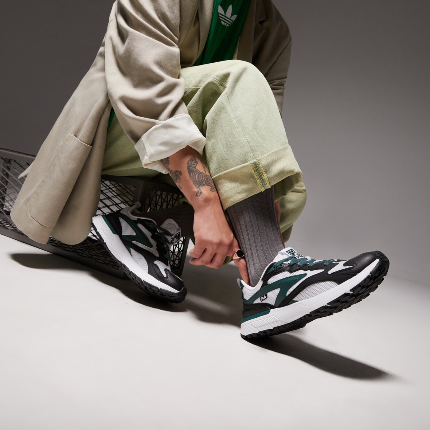 Buty sportowe męskie FILA ZAGATO V3 1fm02744116 kolor biały