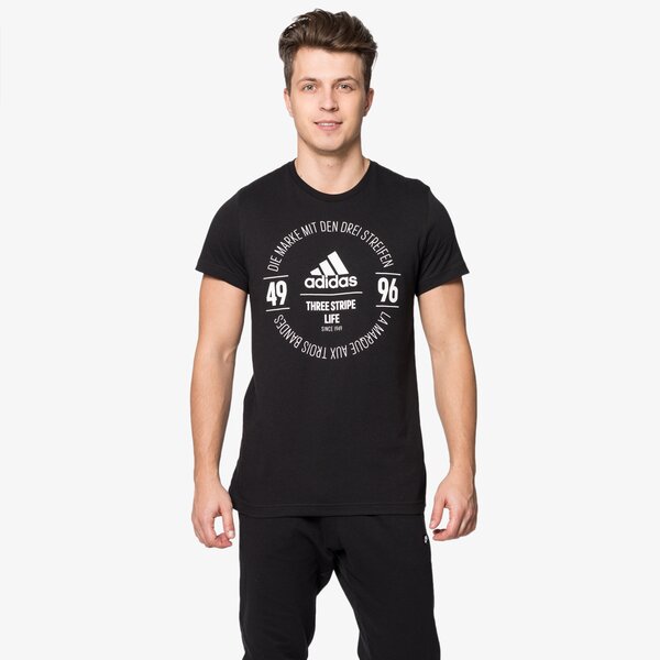 Koszulka męska ADIDAS T-SHIRT SS LOGO TEE bk2801 kolor czarny