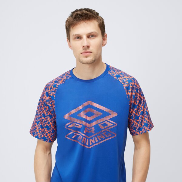 Koszulka męska UMBRO T-SHIRT SS PRO TRAINING ACTIVE 66226u-lsq kolor niebieski