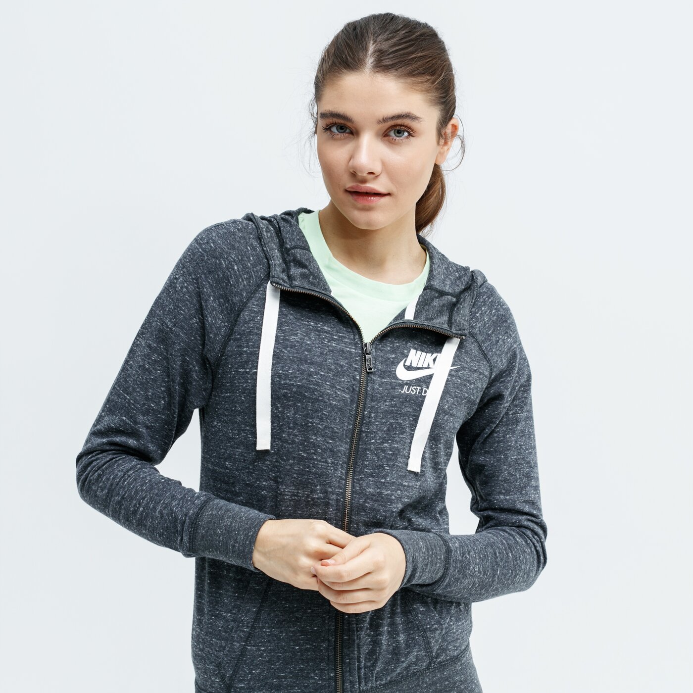 nike w nsw gym vntg hoodie fz