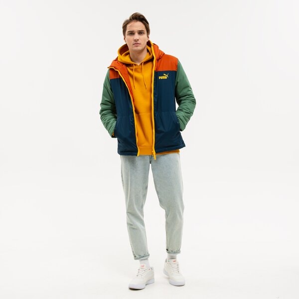 Bluza męska REEBOK BLUZA RI LEFT CHEST LOGO HOOD hj9940 kolor żółty